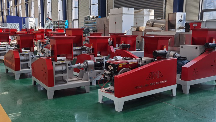 small scale fish twin screw extruder machine in Ghana